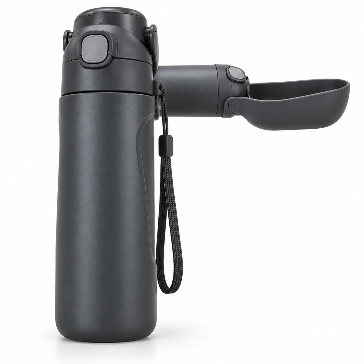 Charcoal Dog Water Bottle