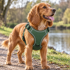 Forest Green Dog Harness