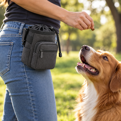 Charcoal Dog Treat Pouch