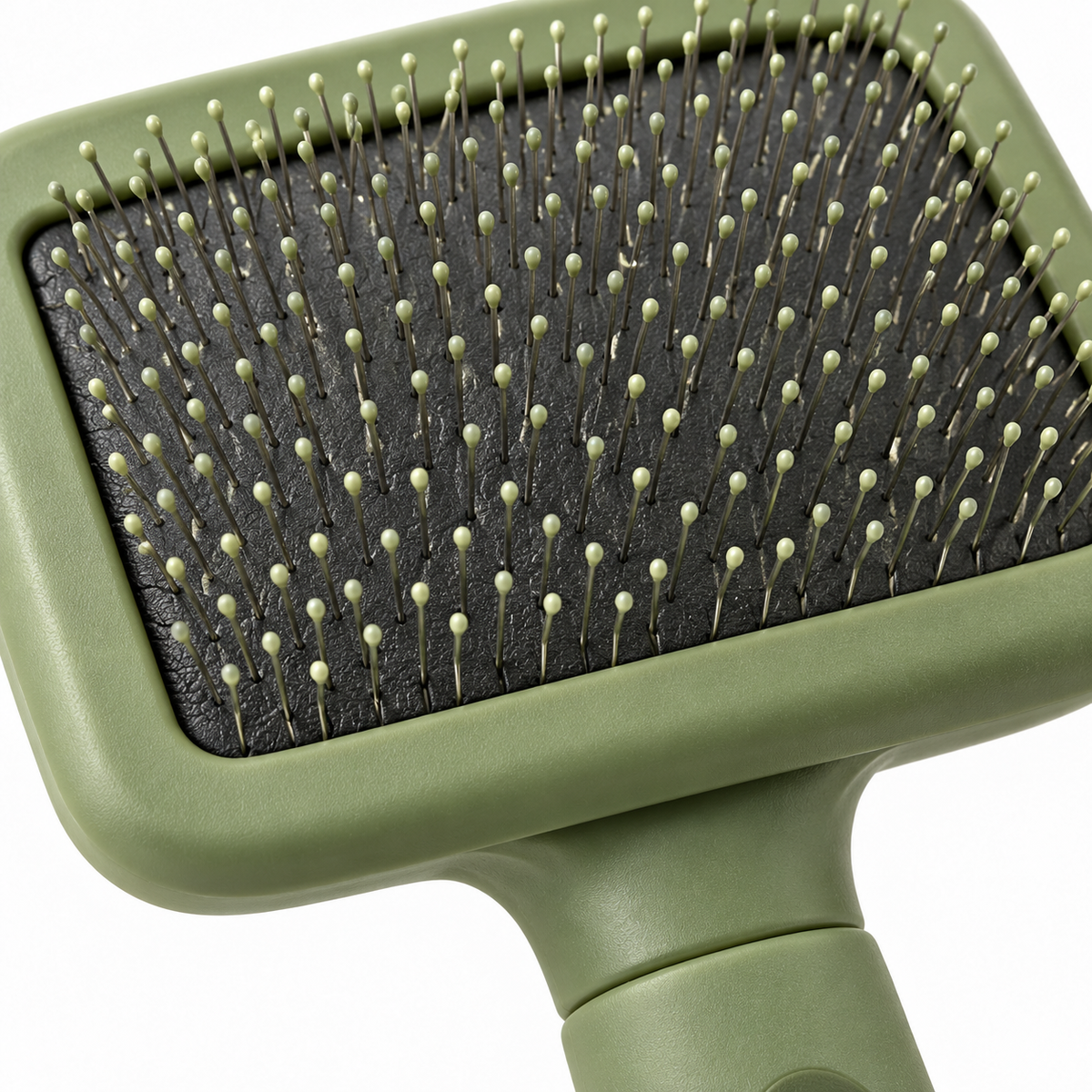 Olive Dog Grooming Brush
