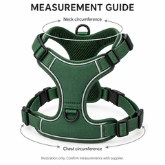 Forest Green Dog Harness