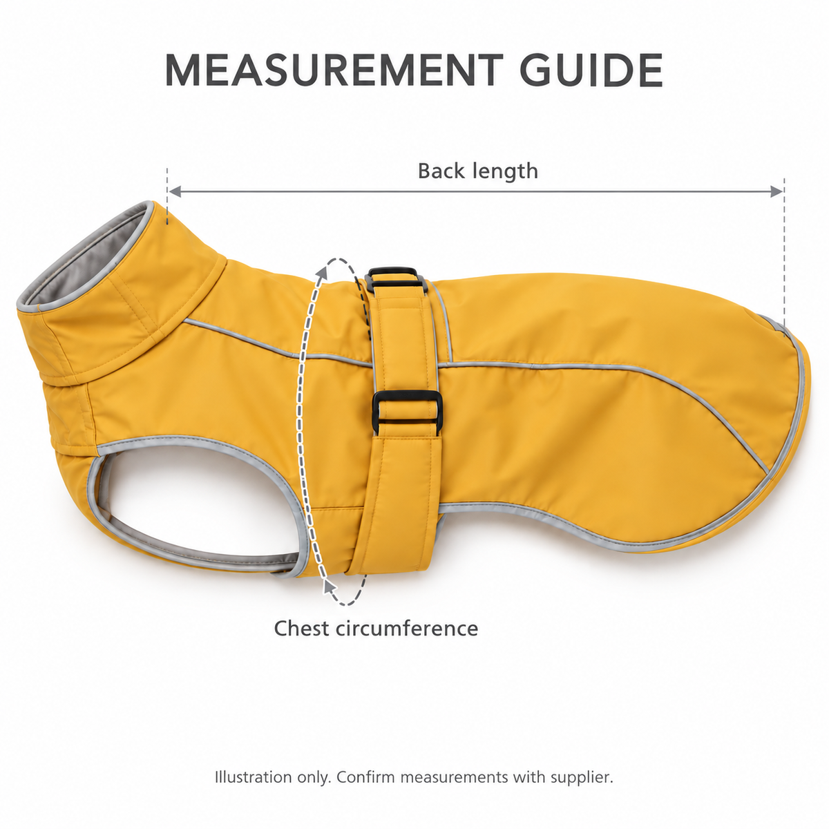 Mustard Dog Raincoat