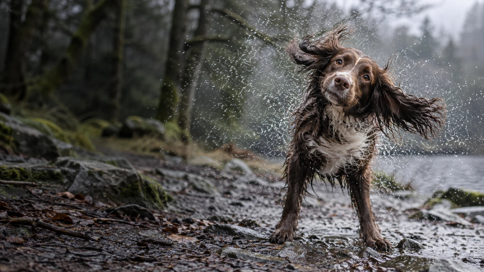 Outdoor dog lifestyle motion poster
